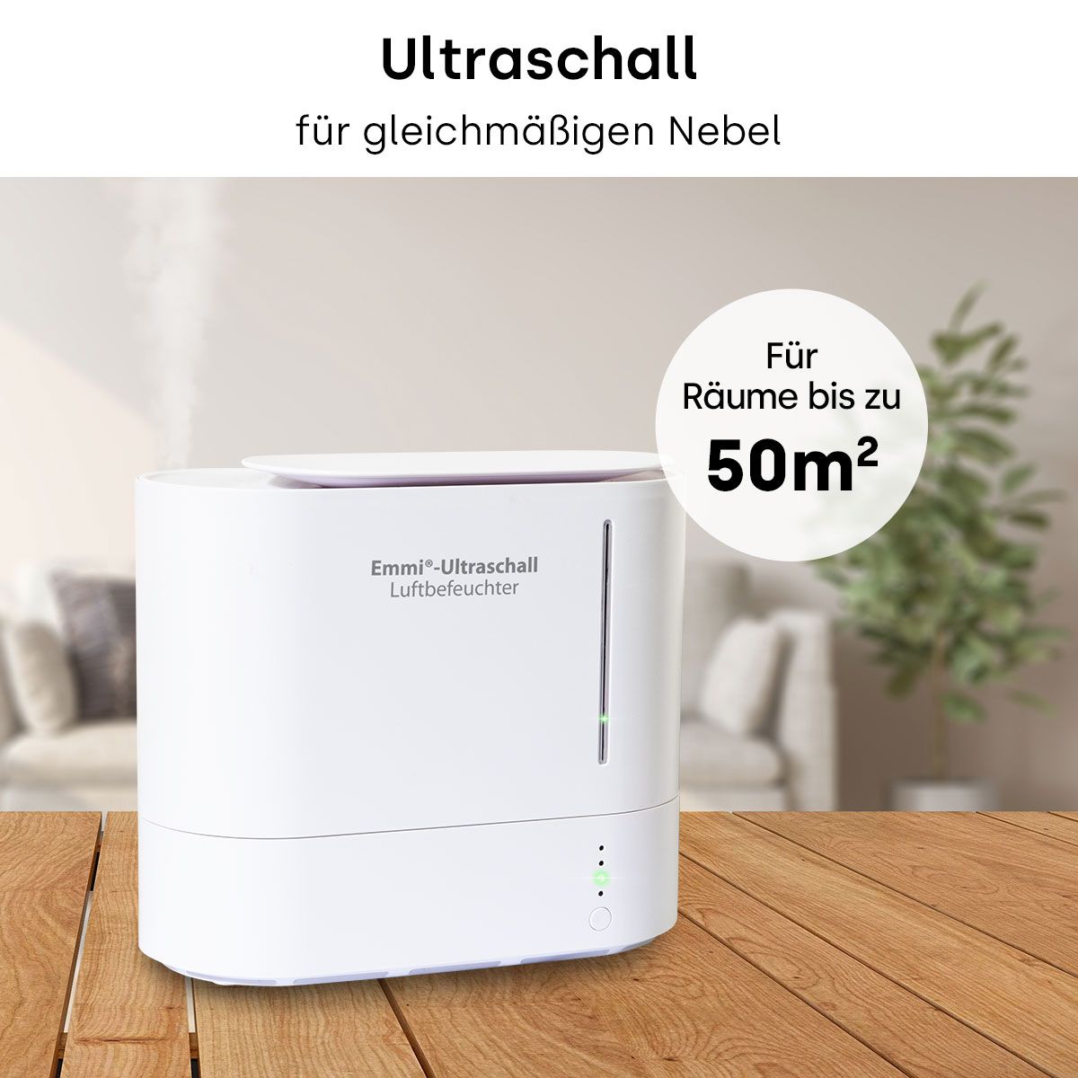 Humidificateur à ultrasons ovale