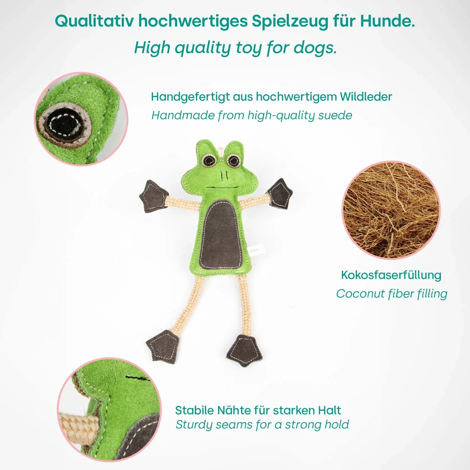 Zerrspielzeug Frosch