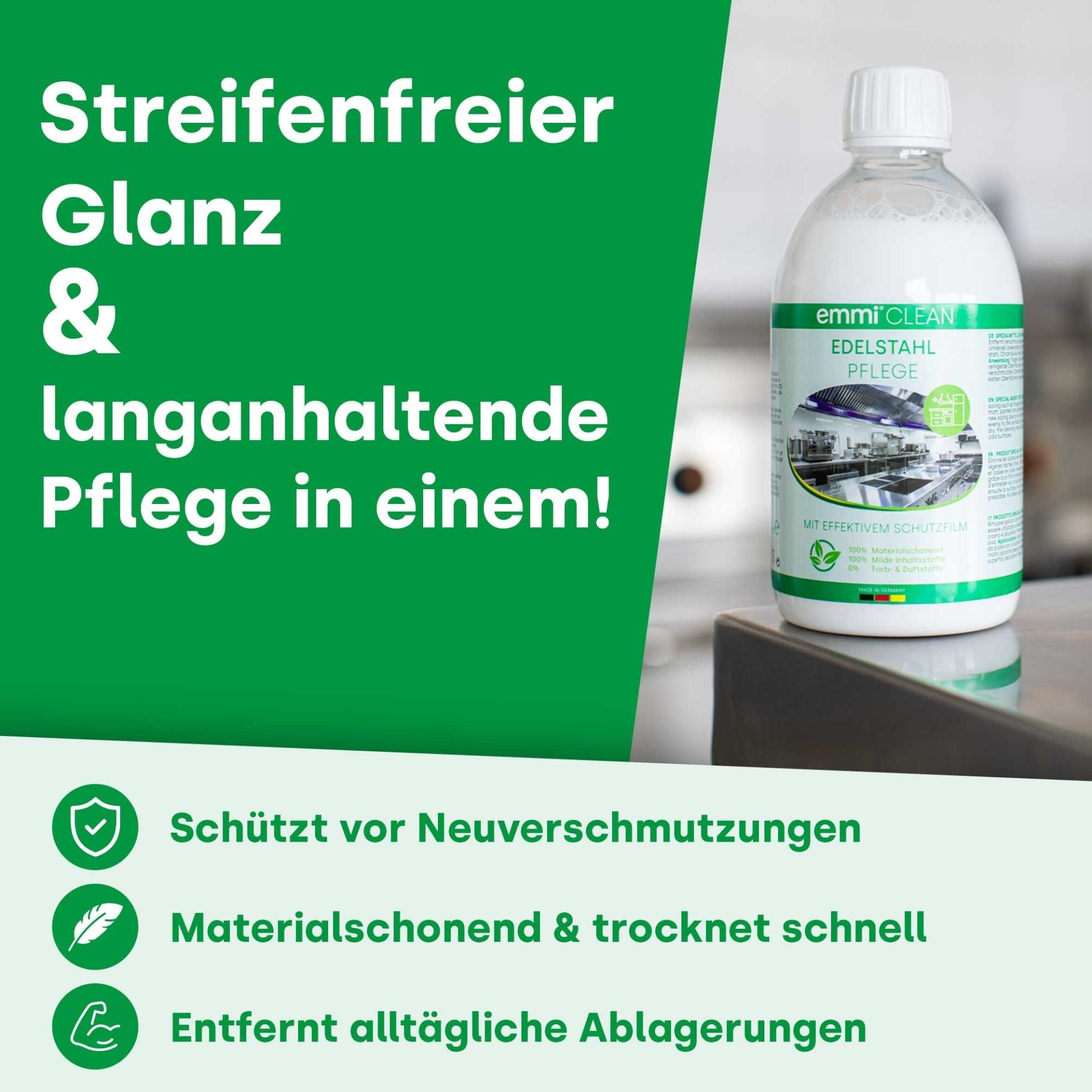 Nettoyant et entretien de l'acier inoxydable 500 ml