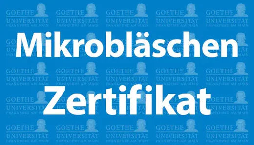 Mikrobläschen Zertifikat Goethe Universität