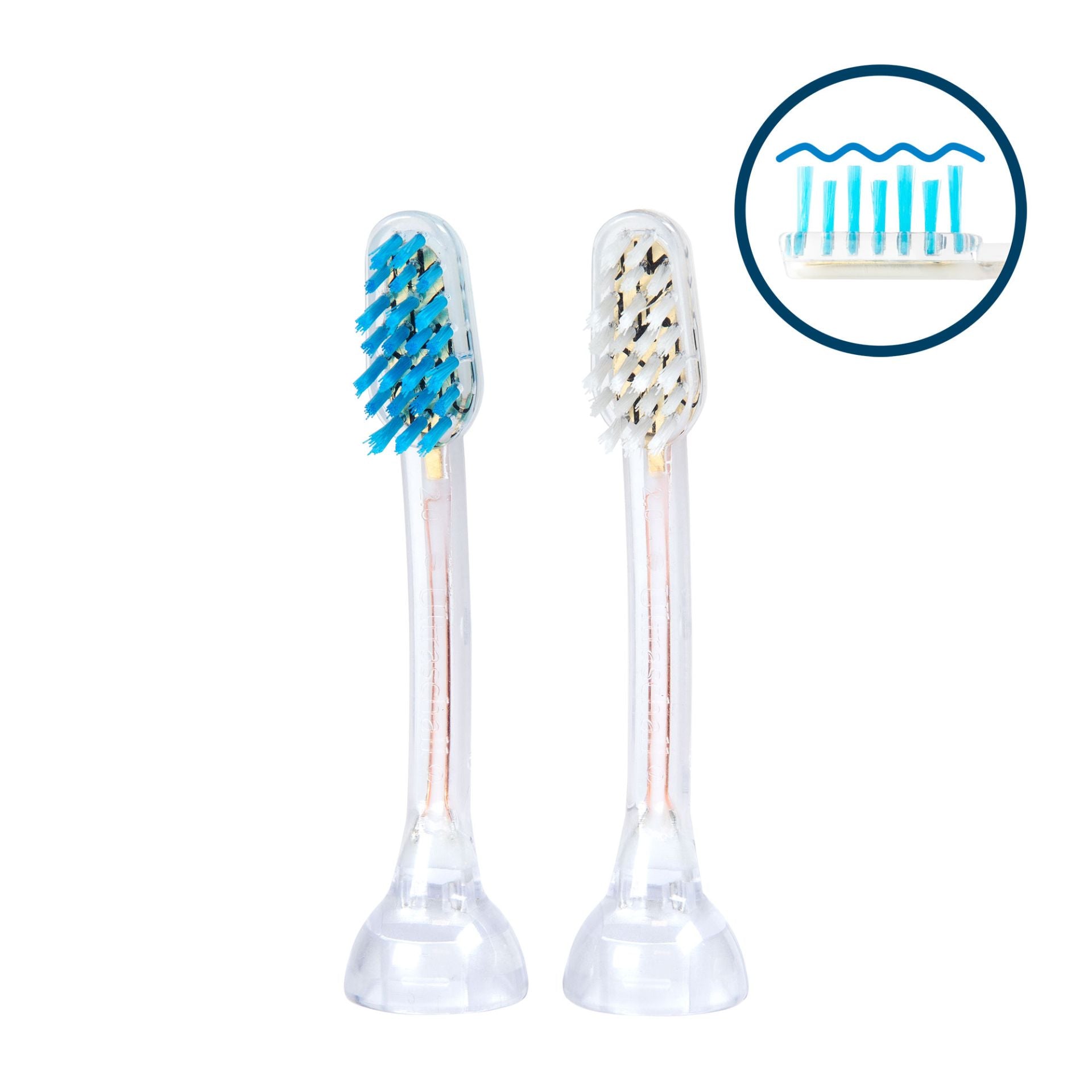 Têtes de brosse à dents E2 Wave Metallic & Go