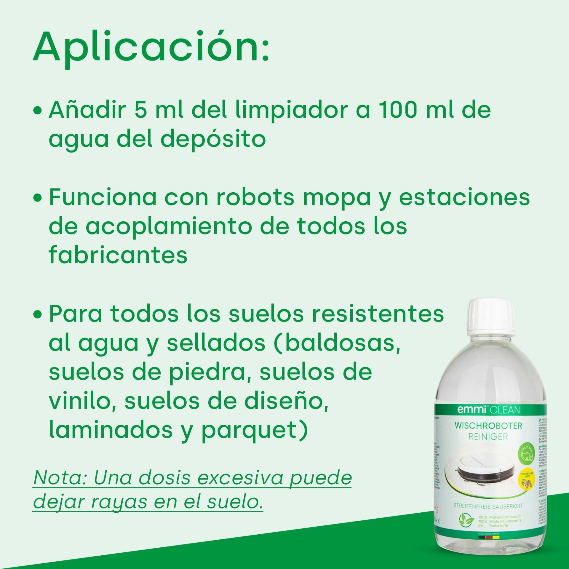 robot nettoyeur de sol 500 ml