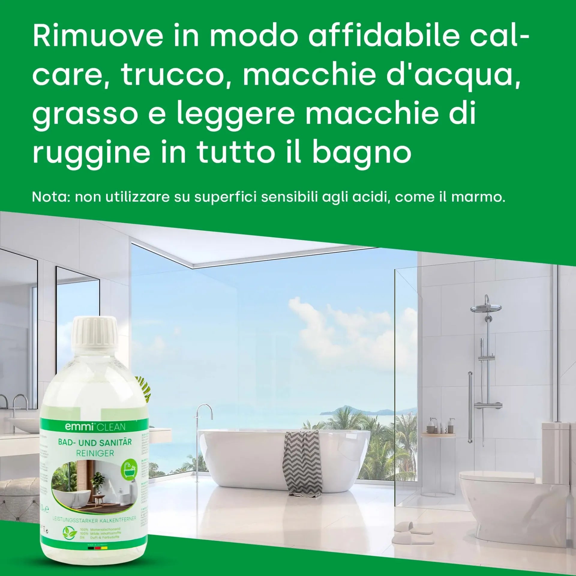 Detergente per bagno e sanitari 500ml