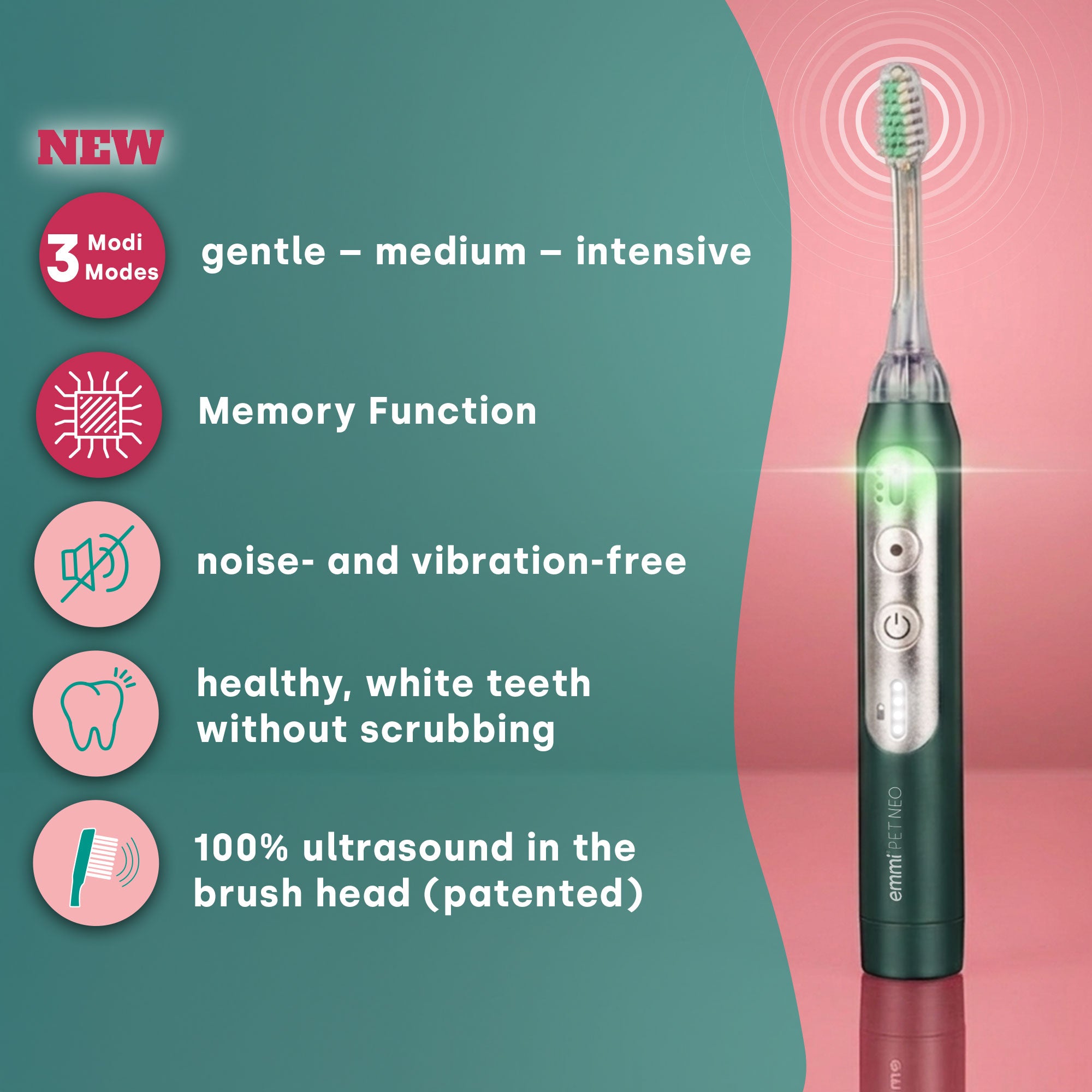 Ultrasonic Toothbrush for Dogs – emmi PET NEO | Stress-free