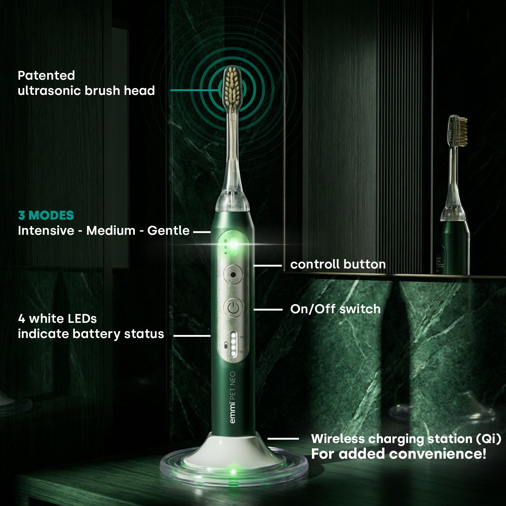 Ultrasonic Toothbrush for Dogs – emmi PET NEO | Stress-free
