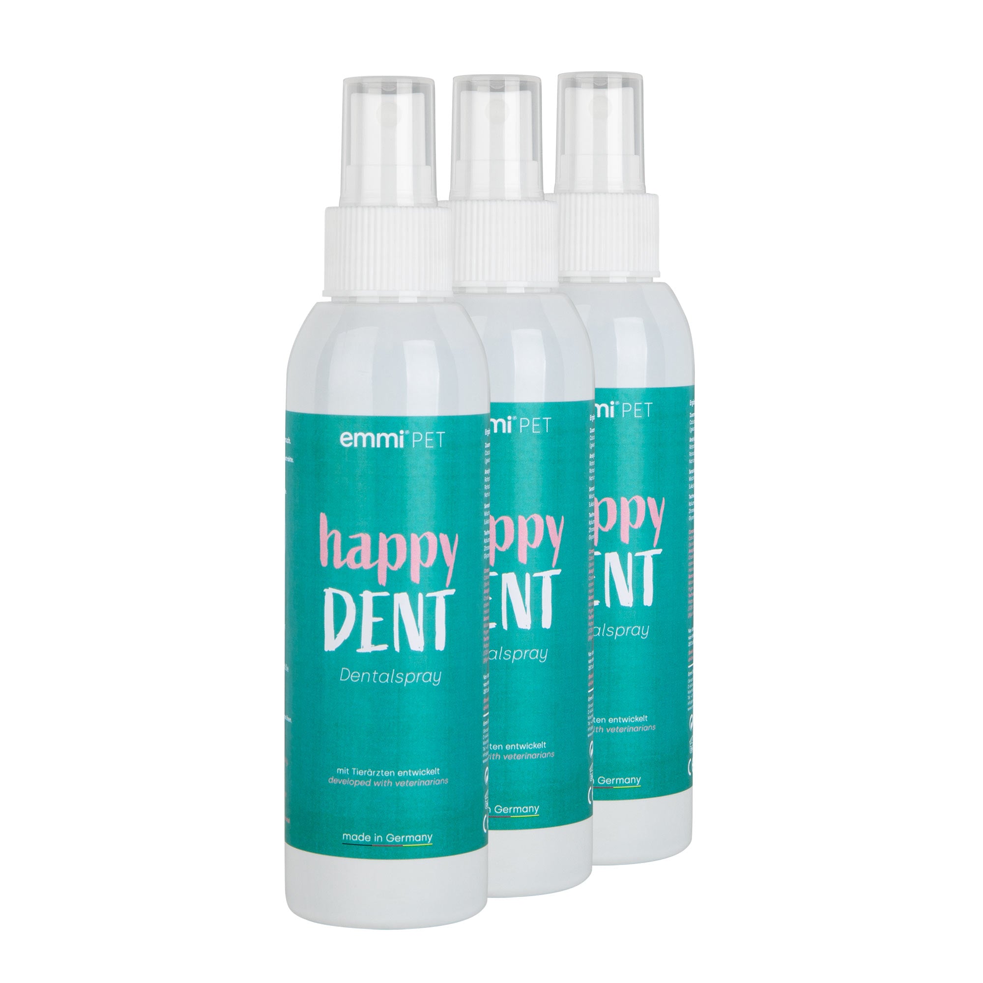 HappyDENT dental spray, 3-pack